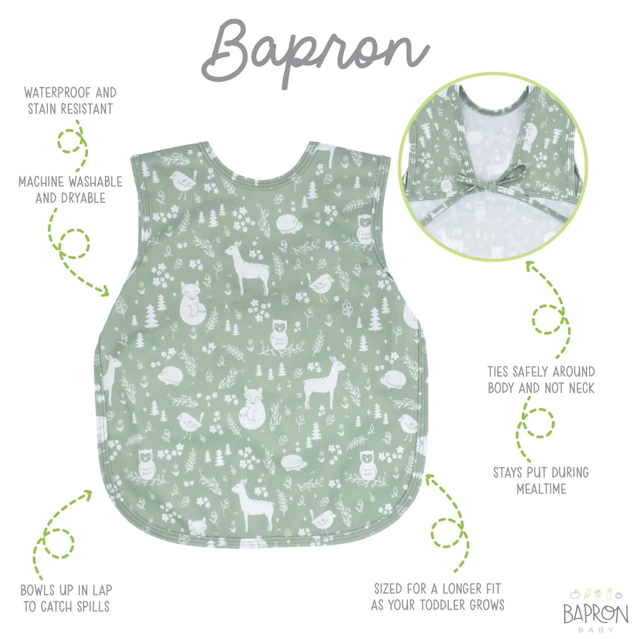 BapronBaby Preschool Bib (3T )
