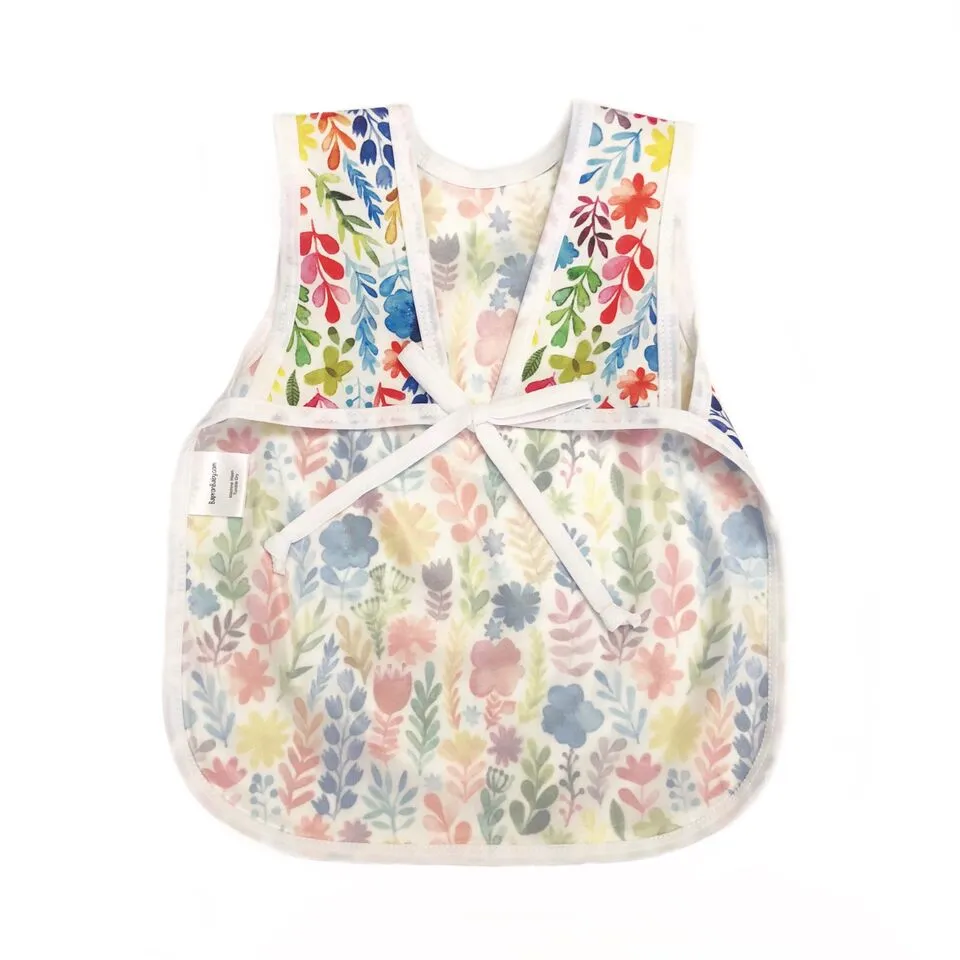 BapronBaby - Rainbow Watercolor Floral Toddler Bapron