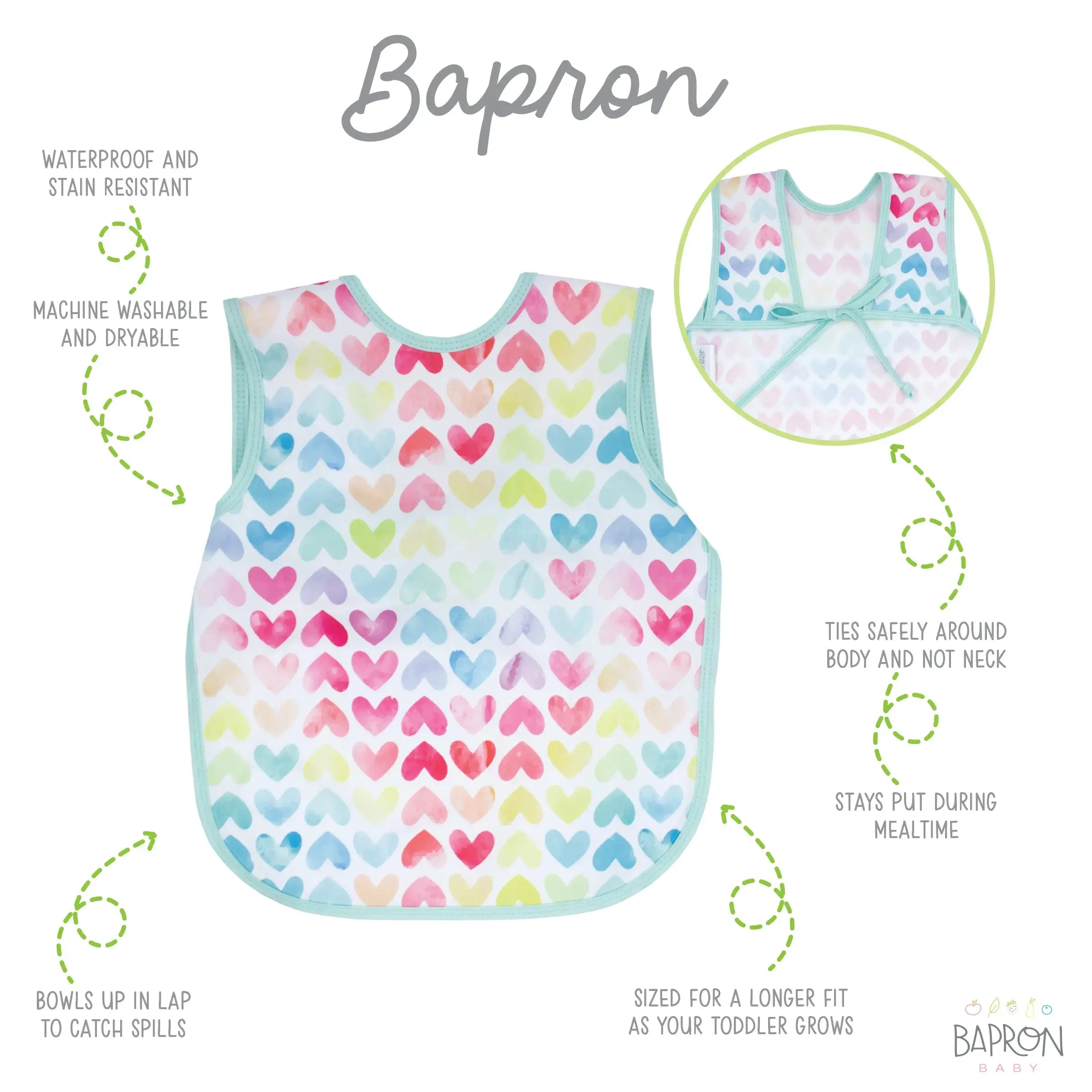 BapronBaby - Sweethearts Toddler Bapron