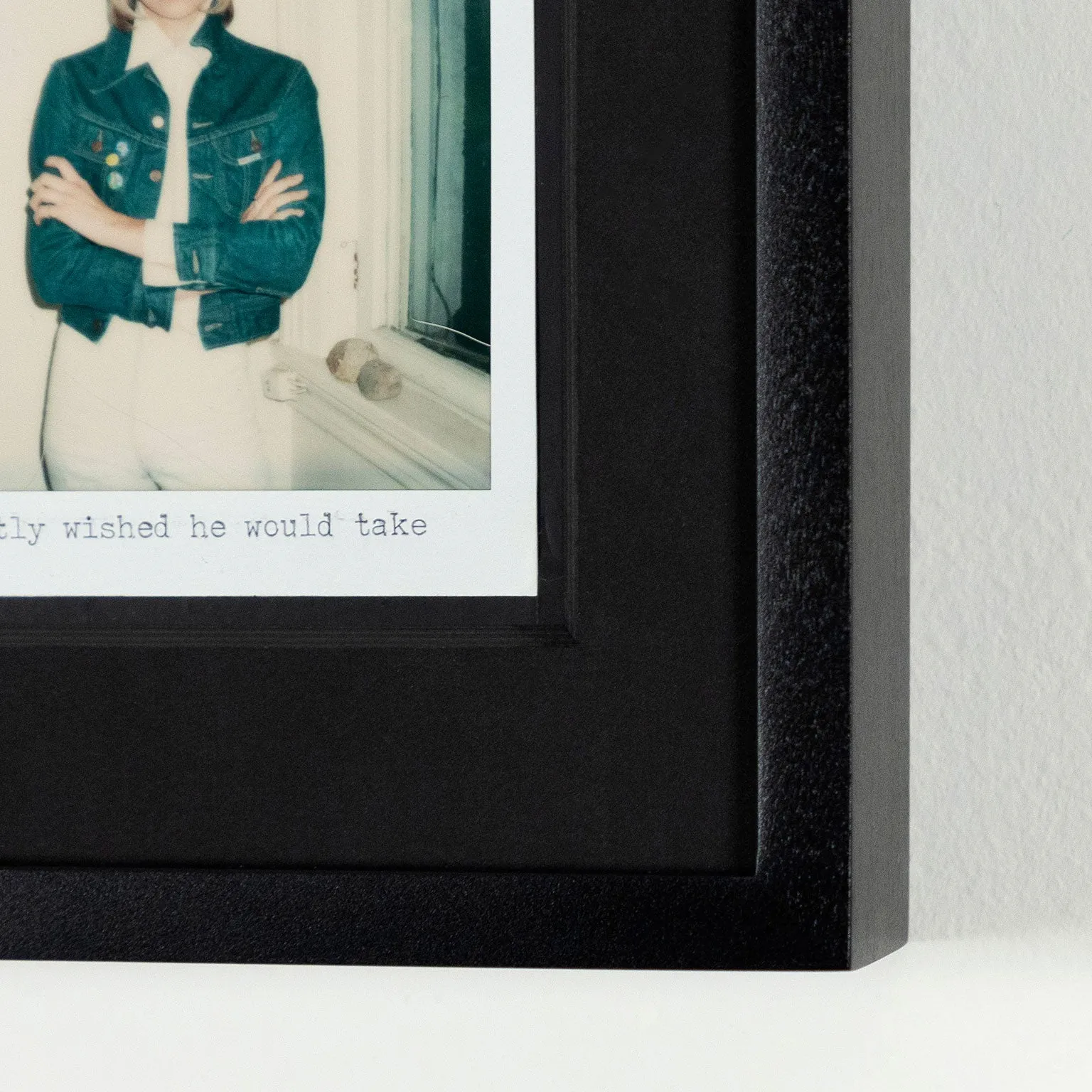 BARBARA ASTMAN "MISS DENIM" POLAROID, 1978