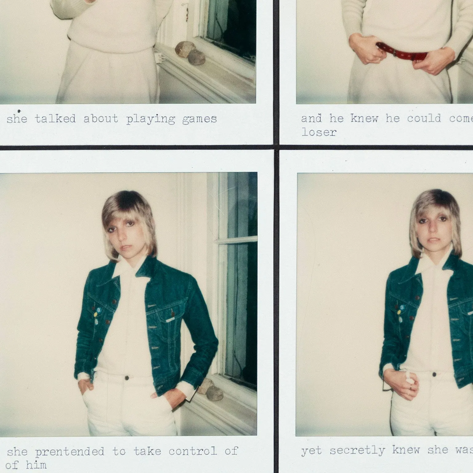 BARBARA ASTMAN "MISS DENIM" POLAROID, 1978