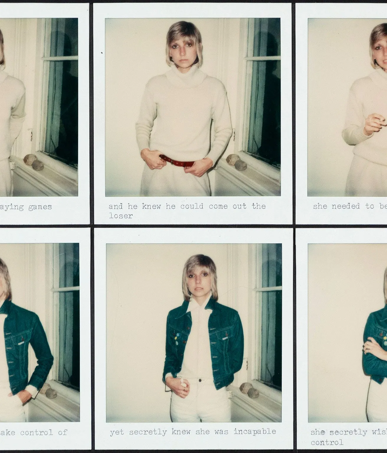 BARBARA ASTMAN "MISS DENIM" POLAROID, 1978