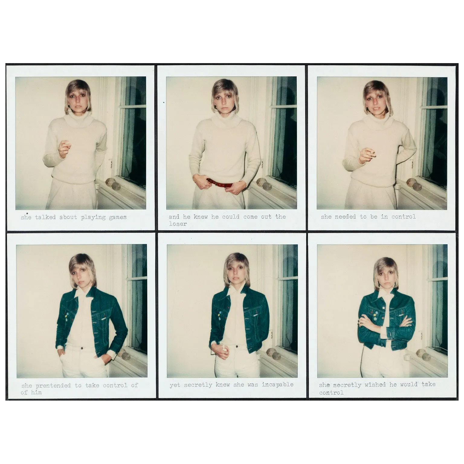 BARBARA ASTMAN "MISS DENIM" POLAROID, 1978