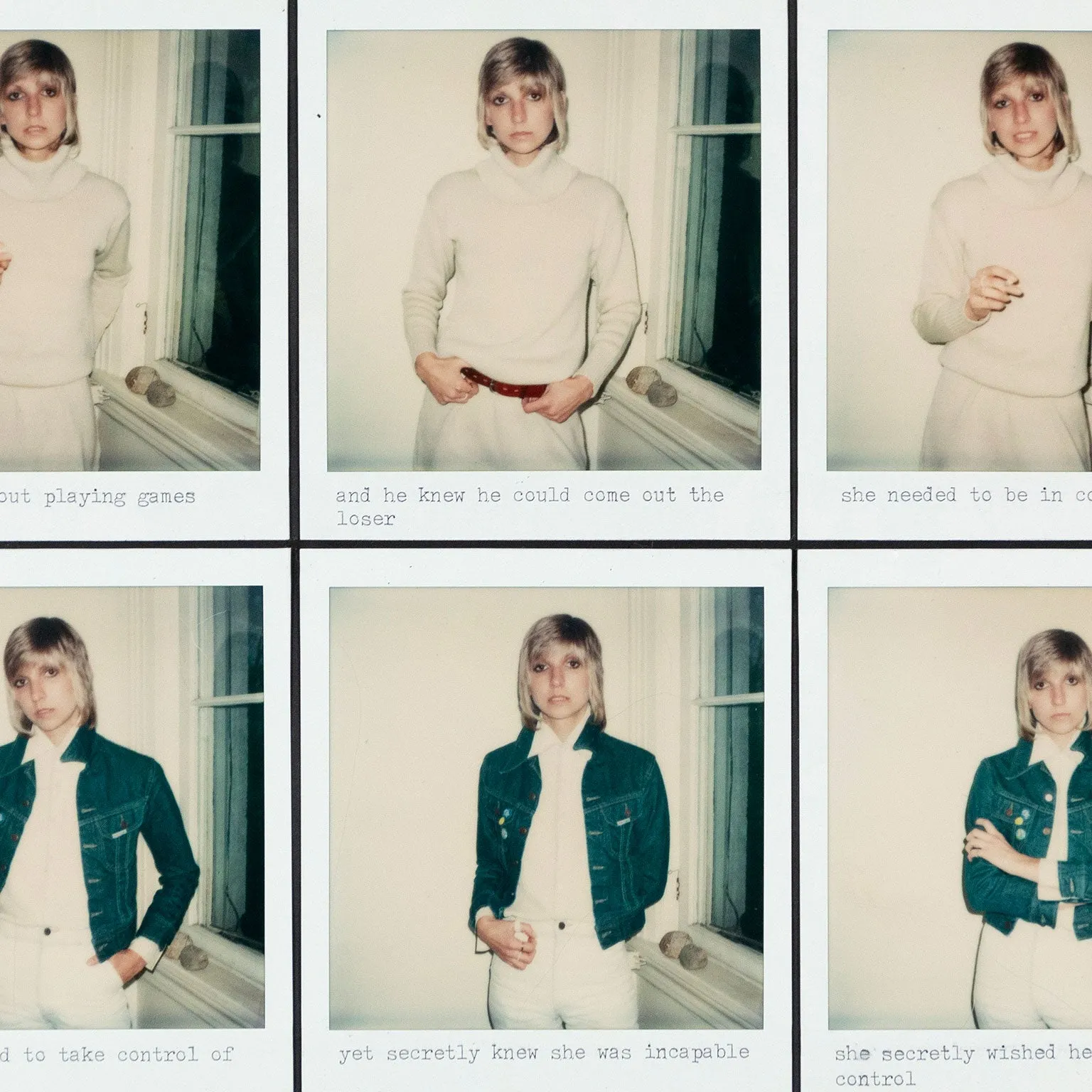 BARBARA ASTMAN "MISS DENIM" POLAROID, 1978
