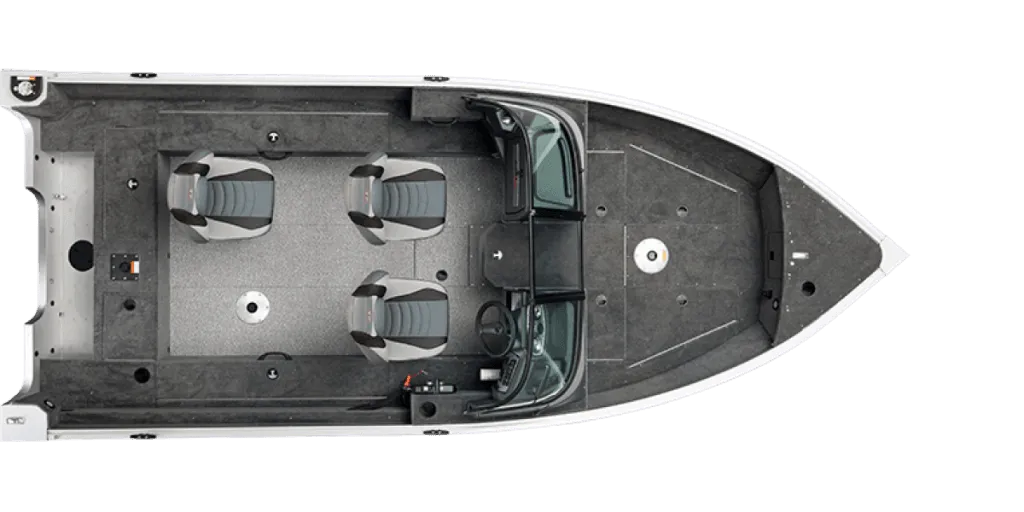 Barca aluminiu AlumaCraft Voyageur 175 Sport