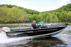 Barca aluminiu AlumaCraft Voyageur 175 Sport
