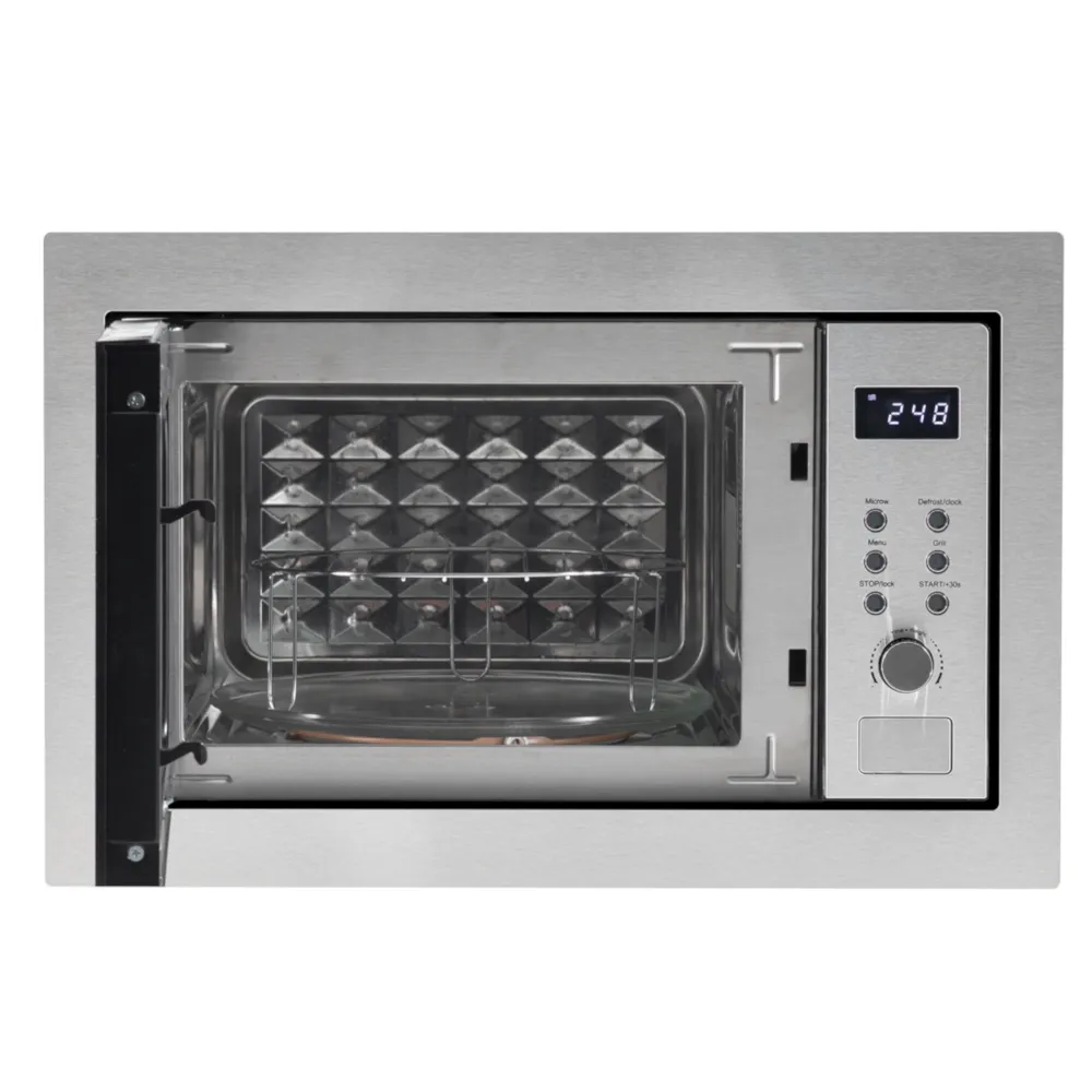 Baridi 25L Integrated Microwave Oven with Grill 900W - Stainless Steel - A