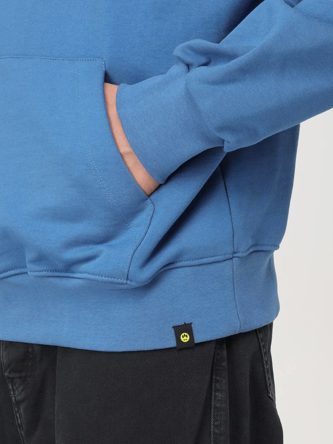 Barrow Washed Print Hoodie - Deep Water