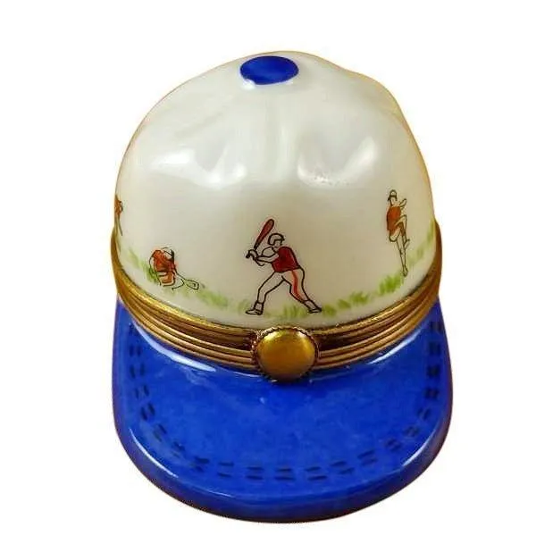 Baseball Hat with Batters limoges box