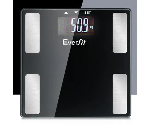 Bathroom Scales Digital Body Fat Scale 180KG Electronic Monitor BMI CAL