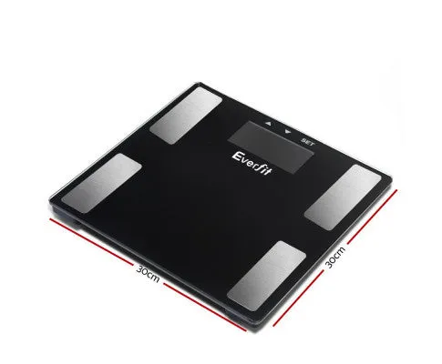 Bathroom Scales Digital Body Fat Scale 180KG Electronic Monitor BMI CAL