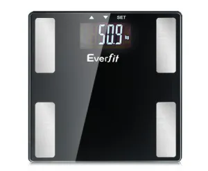 Bathroom Scales Digital Body Fat Scale 180KG Electronic Monitor BMI CAL