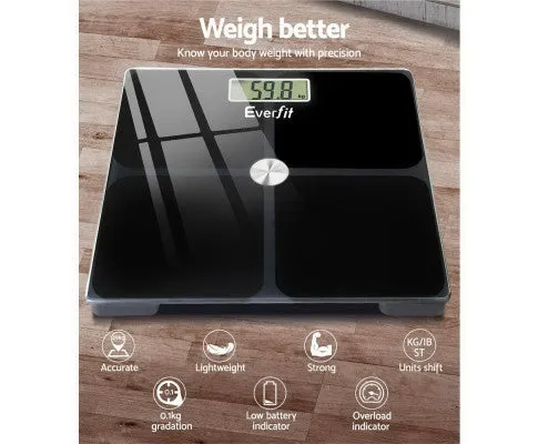 Bathroom Scales Digital Weighing Scale 180KG Electronic Monitor Tracker