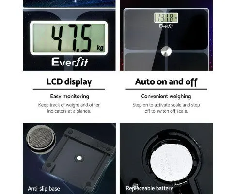 Bathroom Scales Digital Weighing Scale 180KG Electronic Monitor Tracker