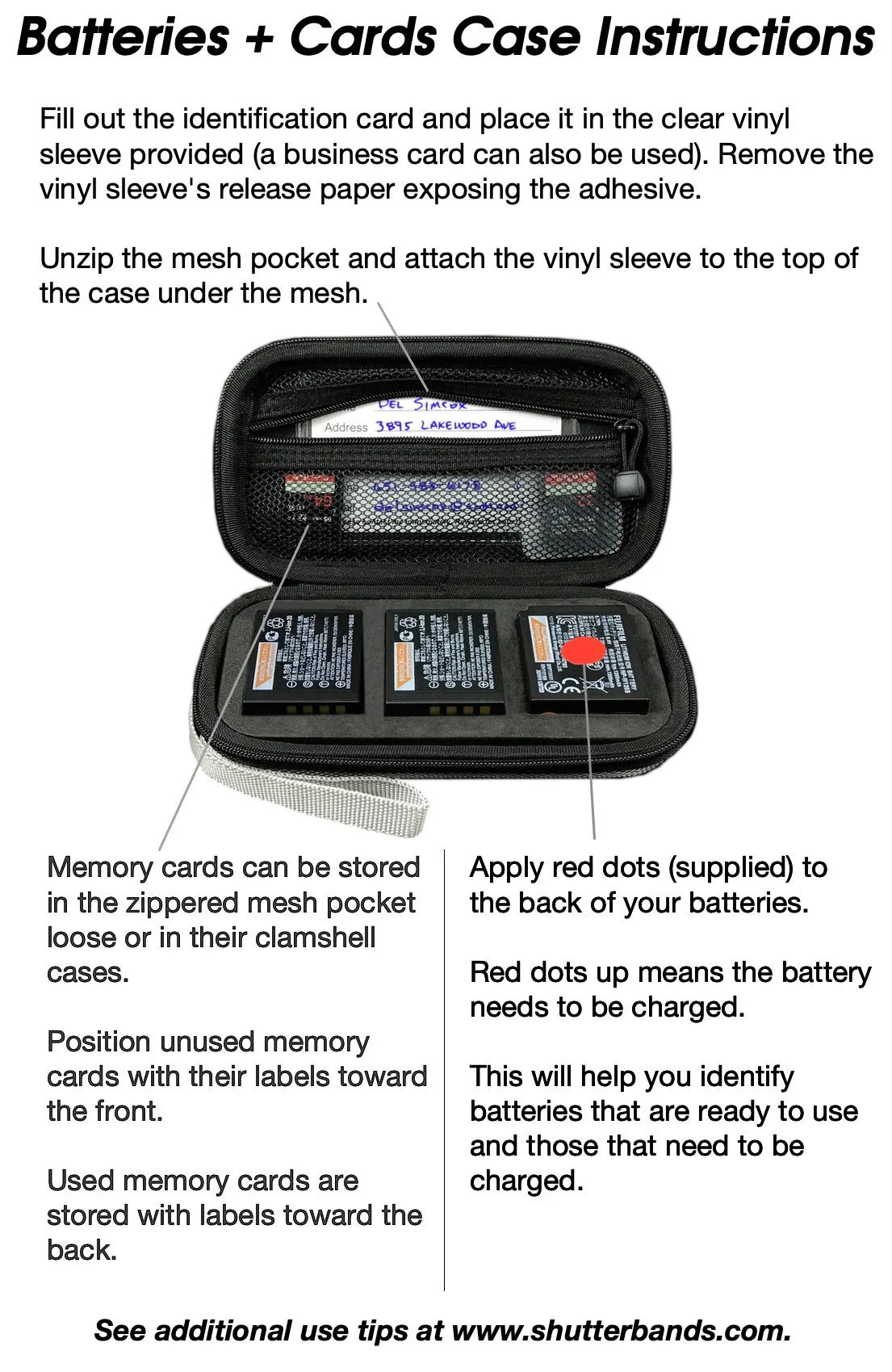 Batteries   Cards Case for FujiFilm NP-W126S batteries (BC-005)