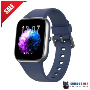 BEARSCOME Bluetooth Talk Play Music Health Waterproof Smartwatch