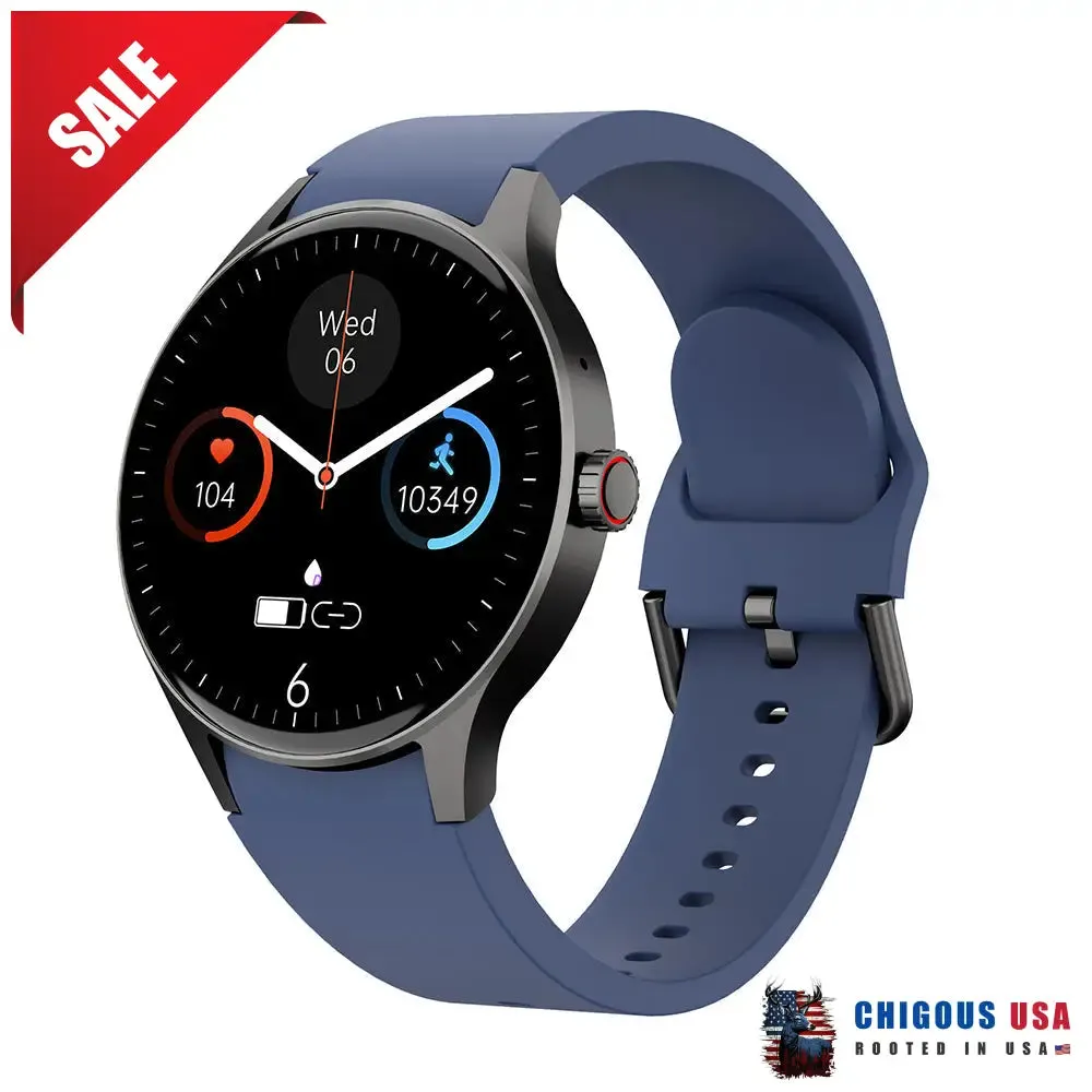 BEARSCOME Bluetooth Talk Play Music Health Waterproof Smartwatch