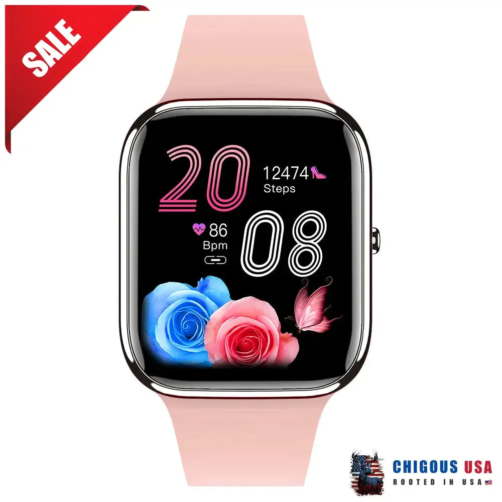 BEARSCOME Bluetooth Talk Play Music Health Waterproof Smartwatch