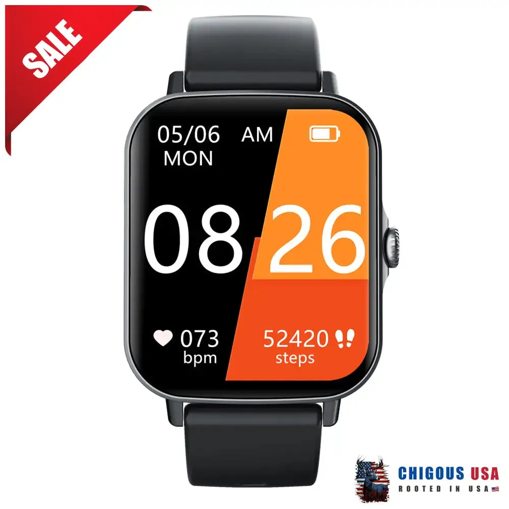BEARSCOME Bluetooth Talk Play Music Health Waterproof Smartwatch
