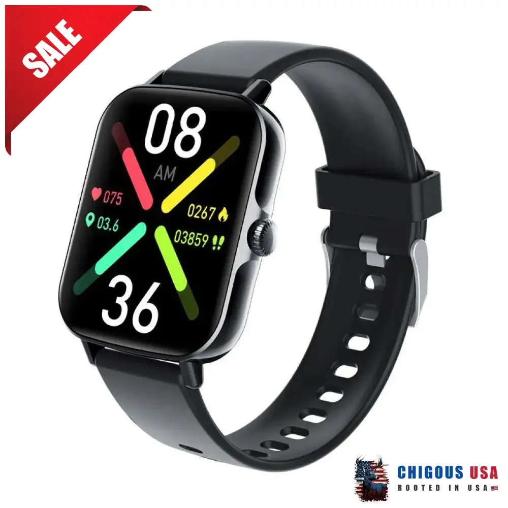 BEARSCOME Bluetooth Talk Play Music Health Waterproof Smartwatch
