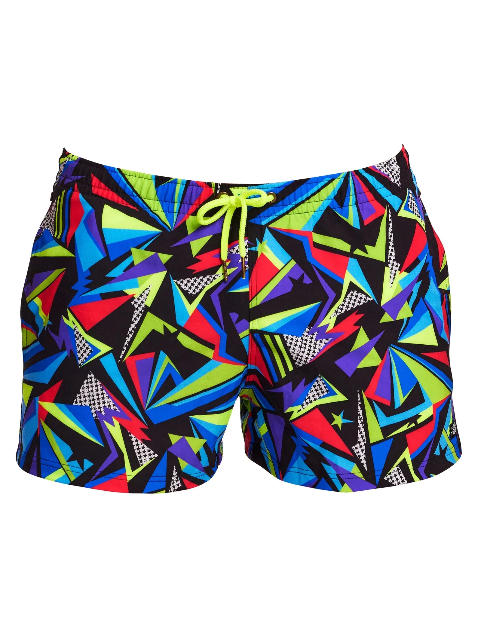 Beat It Shorty Swim Shorts - Black/Multi