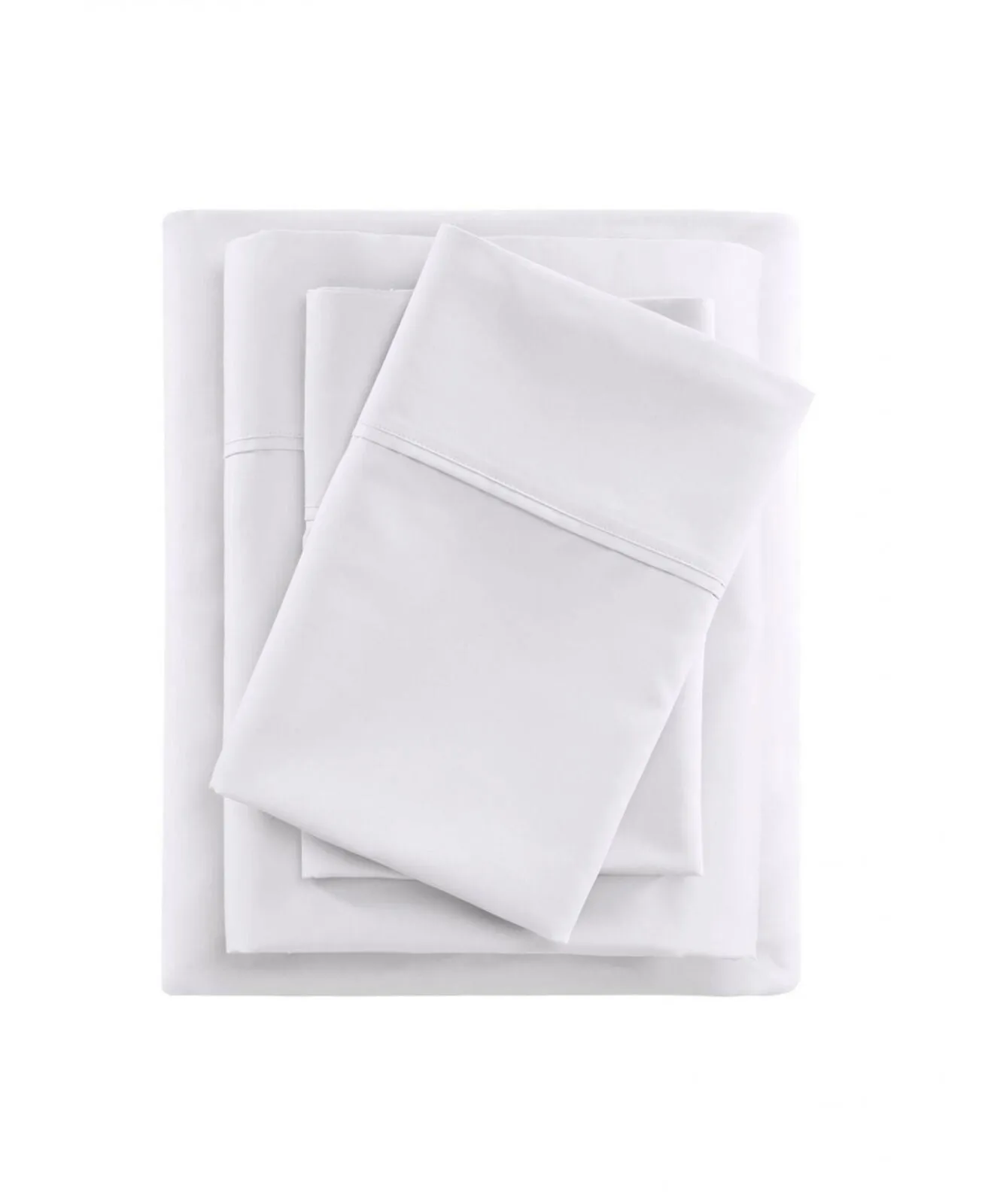 Beautyrest 600 Thread Count 4 Piece Cotton Blend Sheet Set White California King