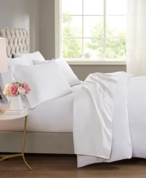 Beautyrest 600 Thread Count 4 Piece Cotton Blend Sheet Set White California King