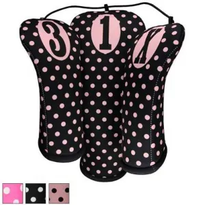 BeeJos Polka Dots Headcovers Hybrid #4H Fun and Frolic