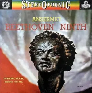 Beethoven - Symphony No. 9 / Ansermet - White Hot Stamper (With Issues)
