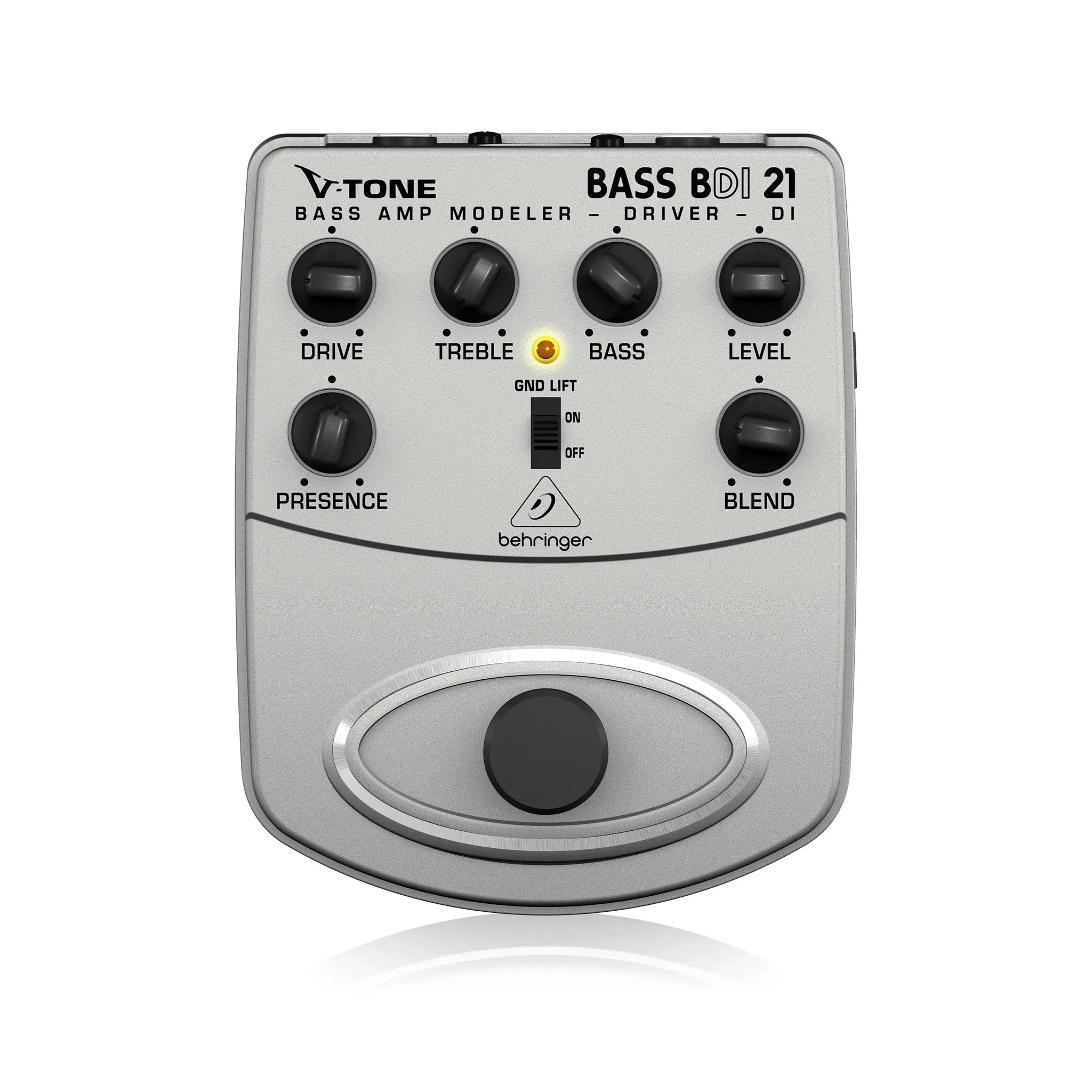 Behringer BDI21 V-Tone Bass Driver Bass Amp Modeler/Direct Box Effects Pedal