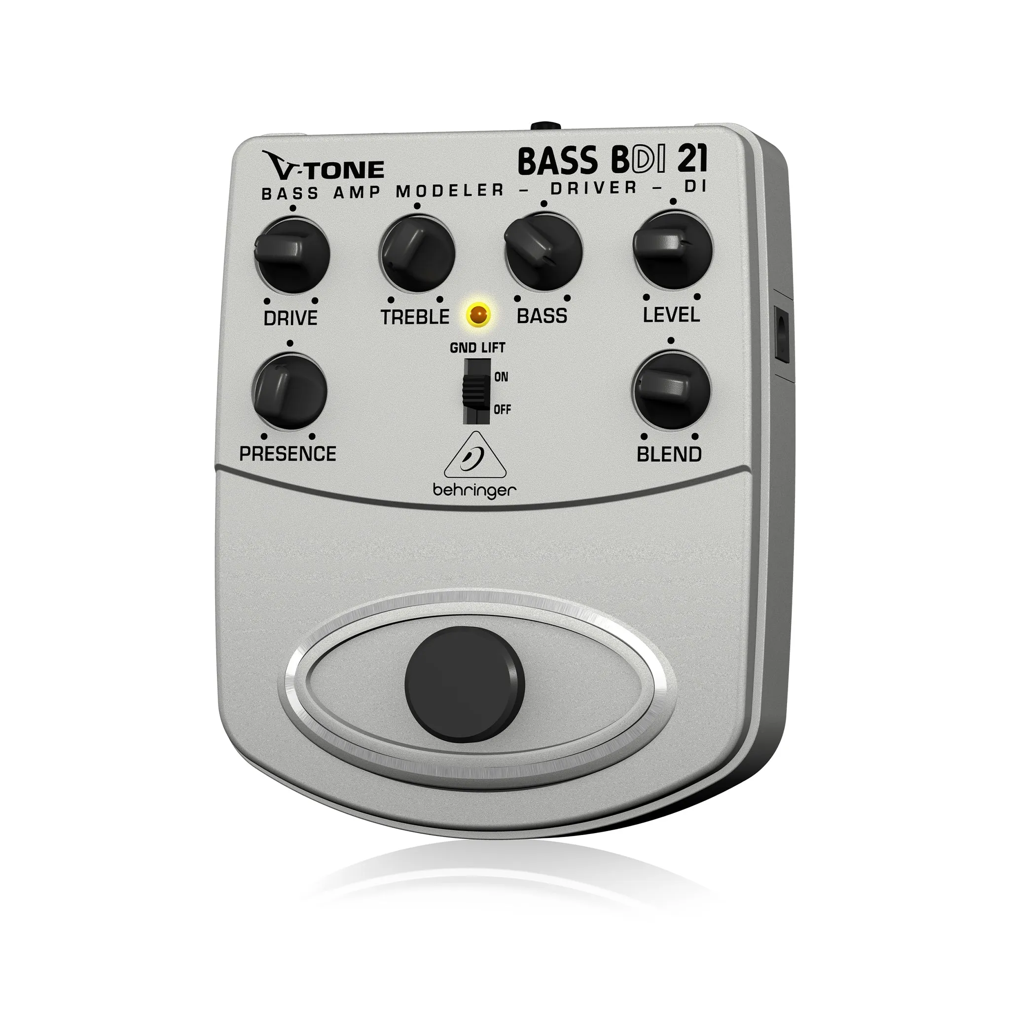 Behringer BDI21 V-Tone Bass Driver Bass Amp Modeler/Direct Box Effects Pedal