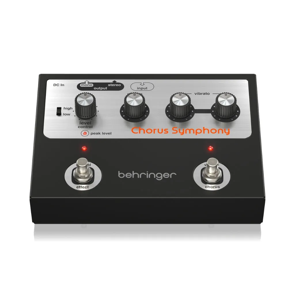 Behringer Chorus Symphony, Chorus and Vibrato Guitar Effects Pedal