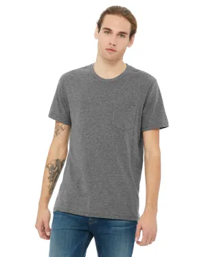 Bella Canvas Jersey Pocket T-Shirt | Deep Heather