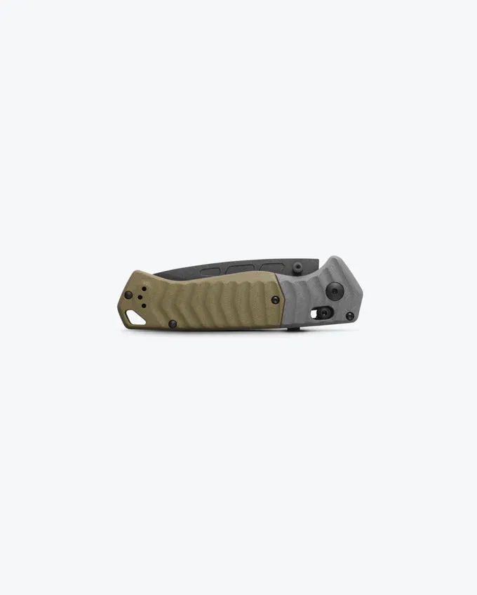 Benchmade 593BK PSK | Gray & OD Green G10