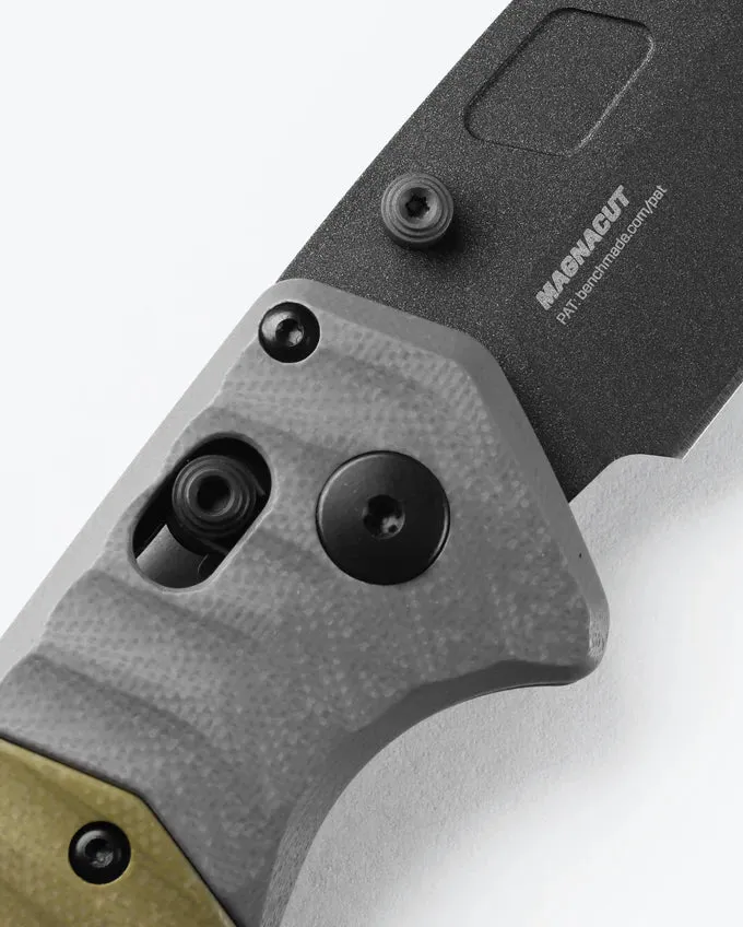 Benchmade 593BK PSK | Gray & OD Green G10