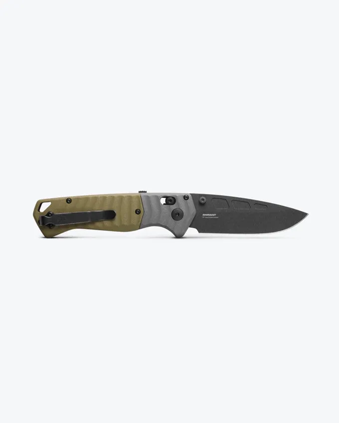 Benchmade 593BK PSK | Gray & OD Green G10