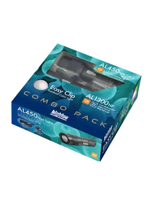 BigBlue AL450NM-T II & AL1300NP Waterproof Dive Torch Pack