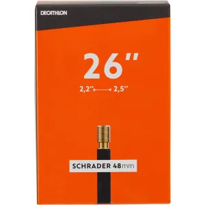 Bike Inner Tube 26x2.2/2.5 Schrader Valve 48mm