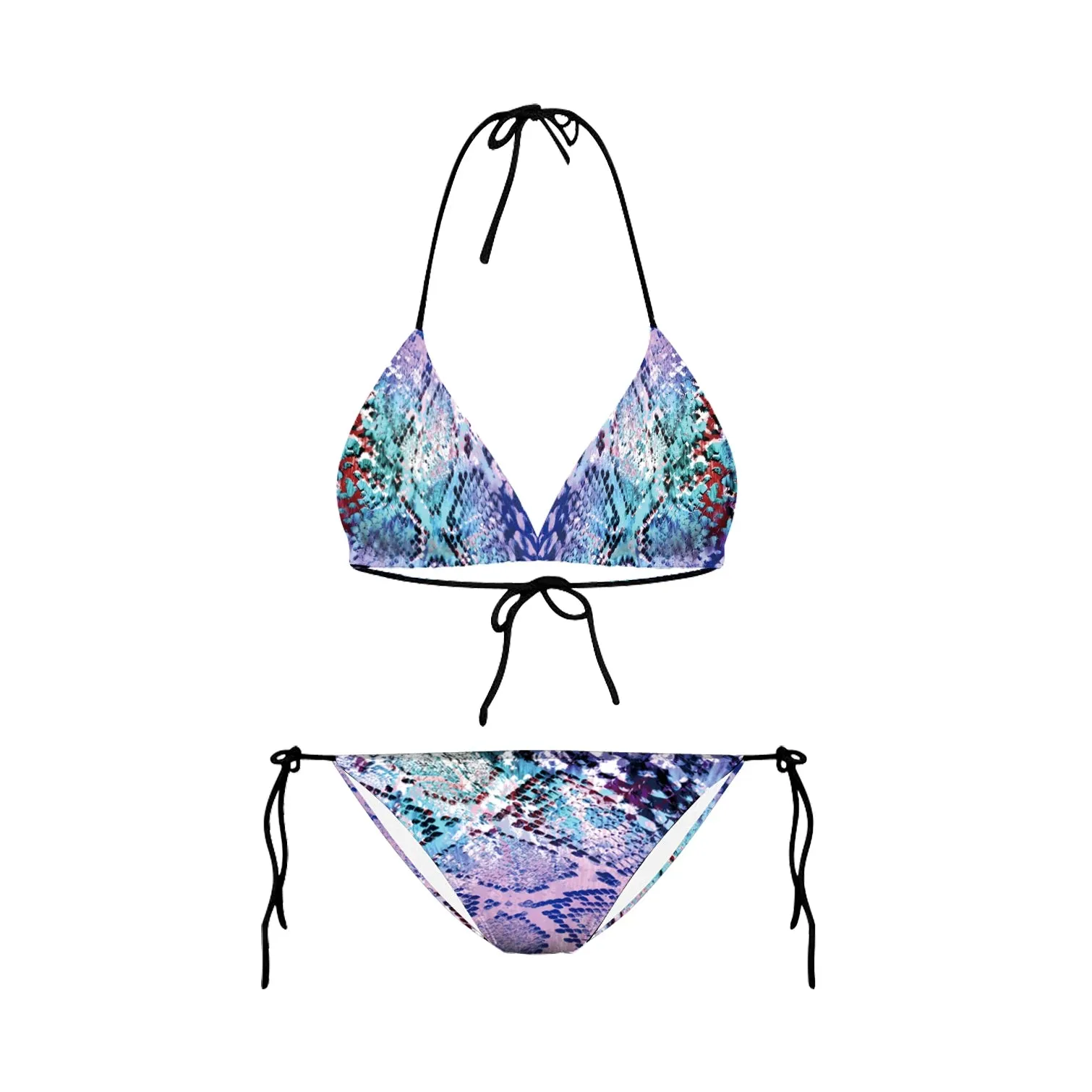 Bikini 2023 Plavky Mujer Sexy Set Swimsuit biquini Skull Printed Women Bra Swimwear Green Bathing Suit Bikinis  Y03002