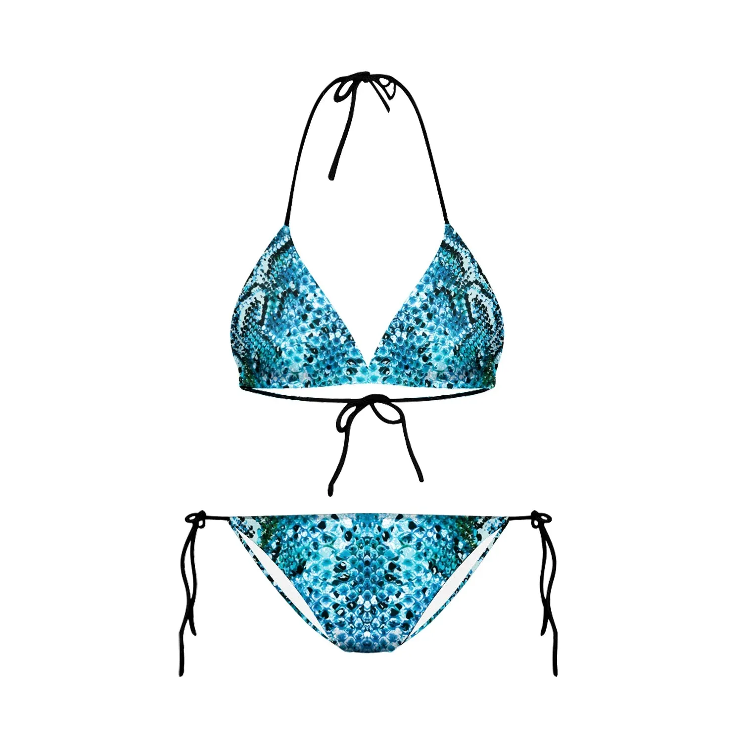 Bikini 2023 Plavky Mujer Sexy Set Swimsuit biquini Skull Printed Women Bra Swimwear Green Bathing Suit Bikinis  Y03002