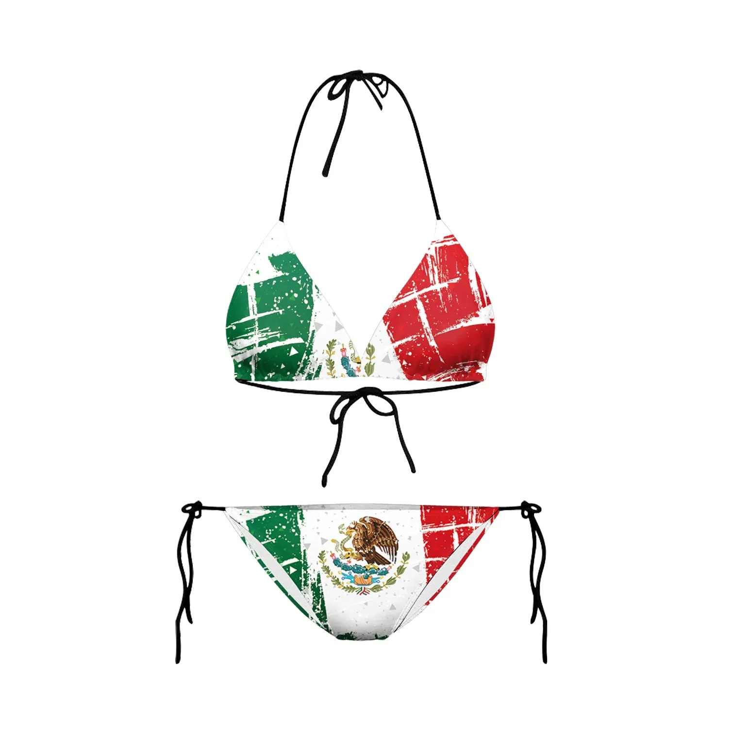 Bikini 2023 Plavky Mujer Sexy Set Swimsuit biquini Skull Printed Women Bra Swimwear Green Bathing Suit Bikinis  Y03002