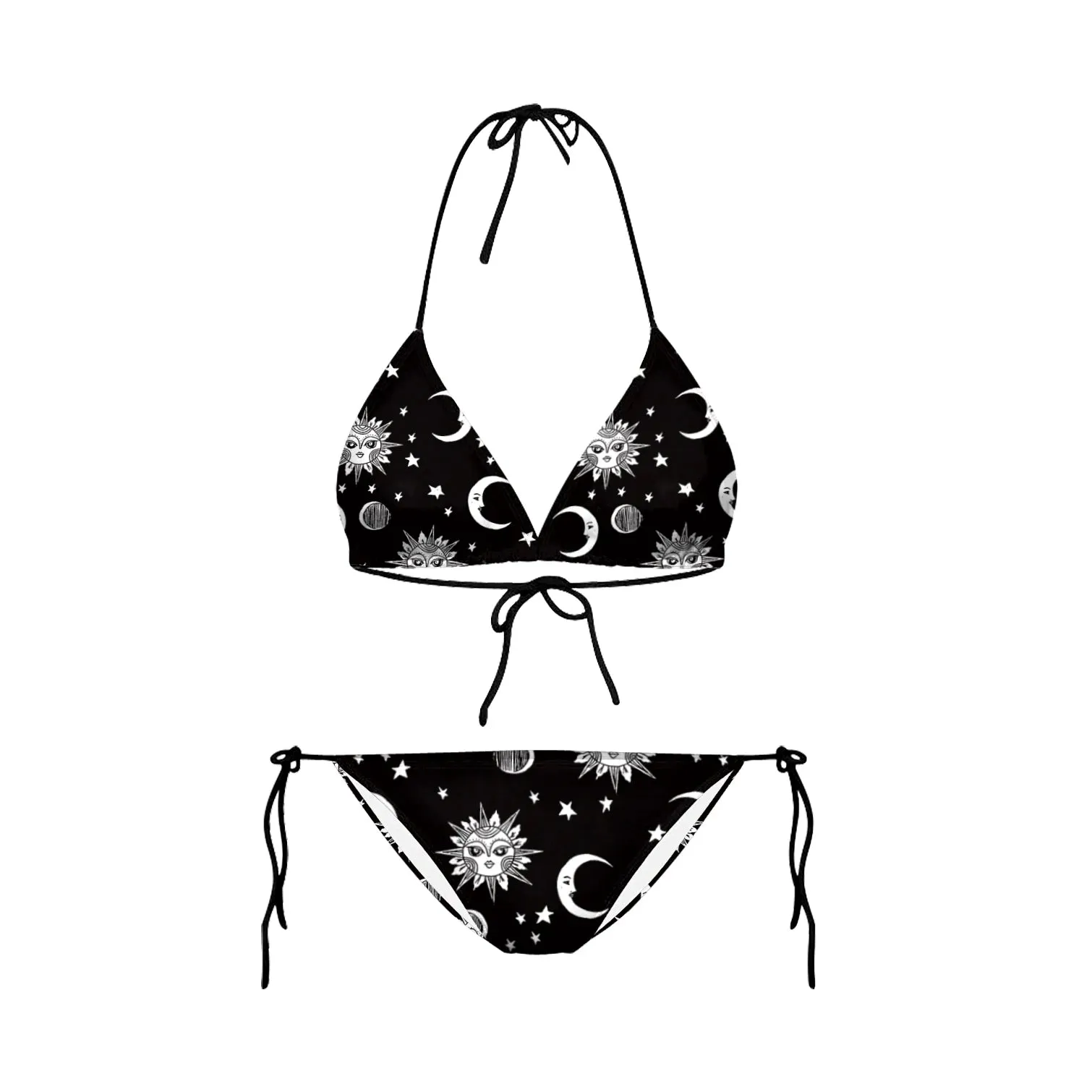 Bikini 2023 Plavky Mujer Sexy Set Swimsuit biquini Skull Printed Women Bra Swimwear Green Bathing Suit Bikinis  Y03002