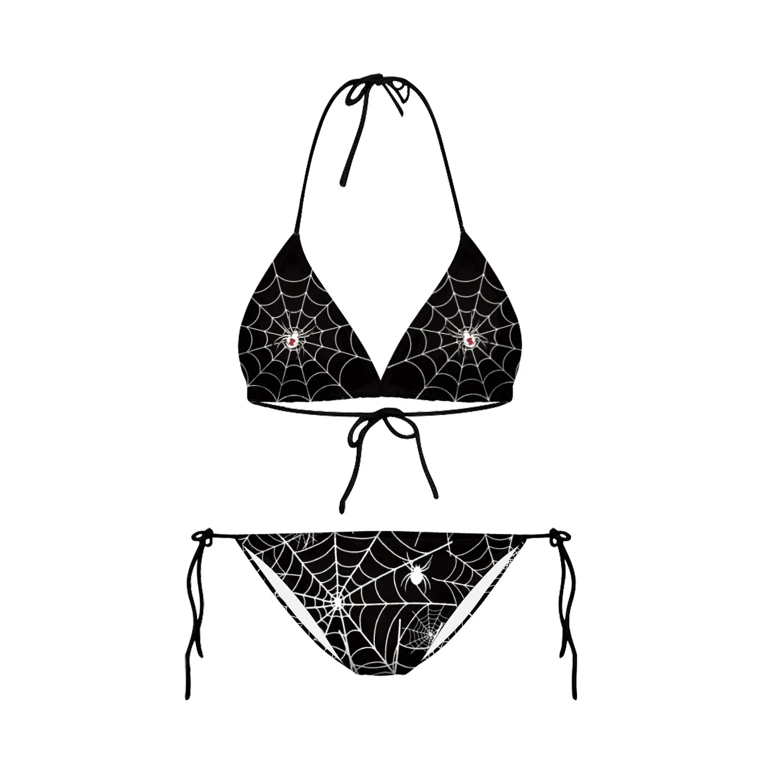 Bikini 2023 Plavky Mujer Sexy Set Swimsuit biquini Skull Printed Women Bra Swimwear Green Bathing Suit Bikinis  Y03002