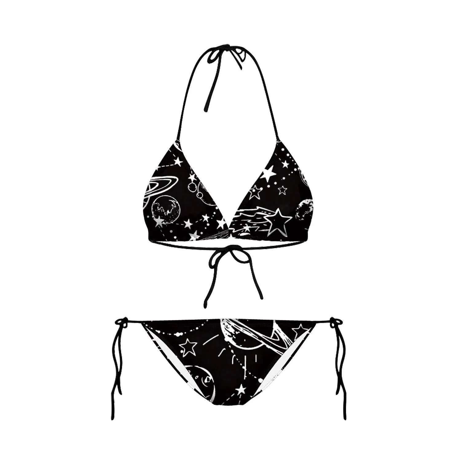 Bikini 2023 Plavky Mujer Sexy Set Swimsuit biquini Skull Printed Women Bra Swimwear Green Bathing Suit Bikinis  Y03002