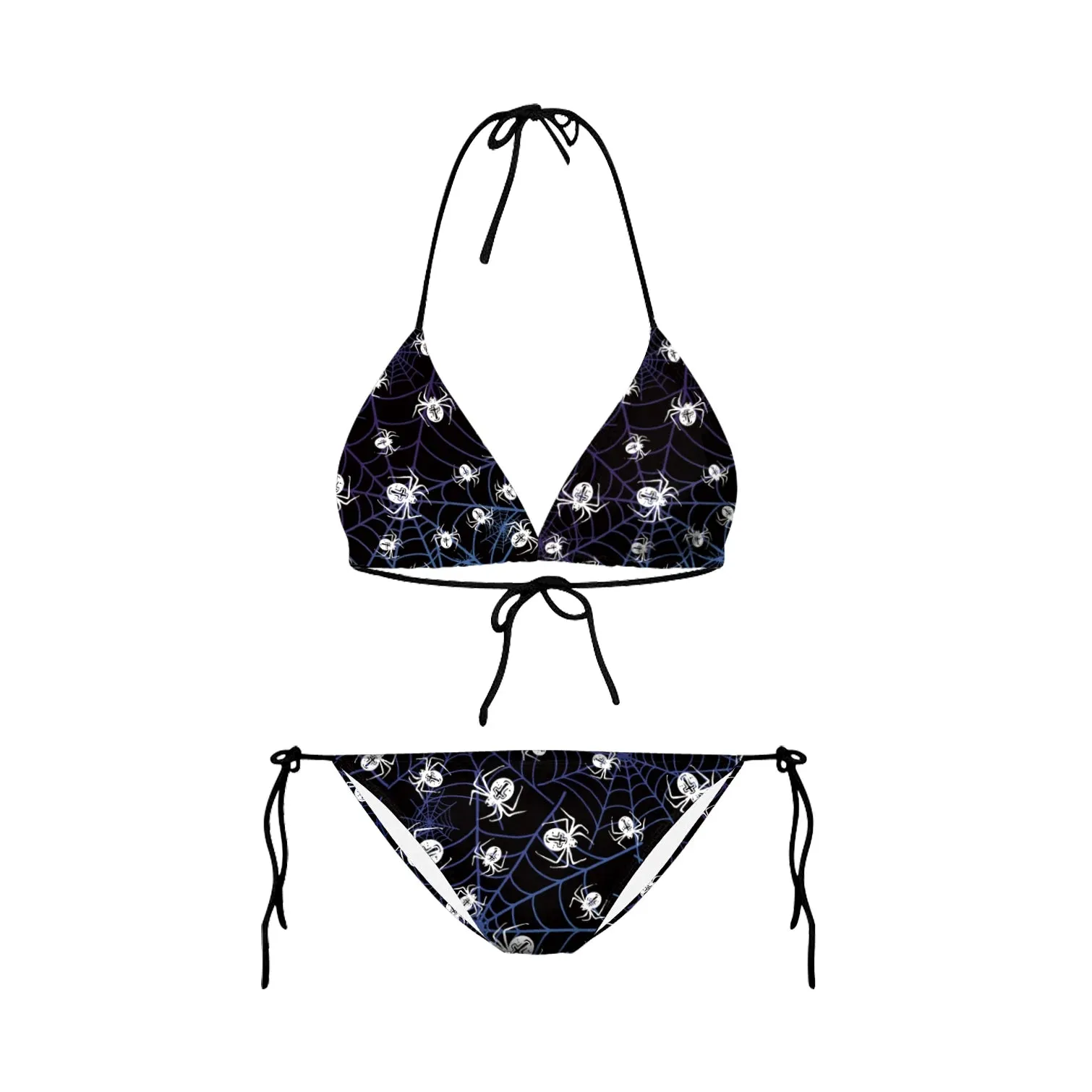Bikini 2023 Plavky Mujer Sexy Set Swimsuit biquini Skull Printed Women Bra Swimwear Green Bathing Suit Bikinis  Y03002