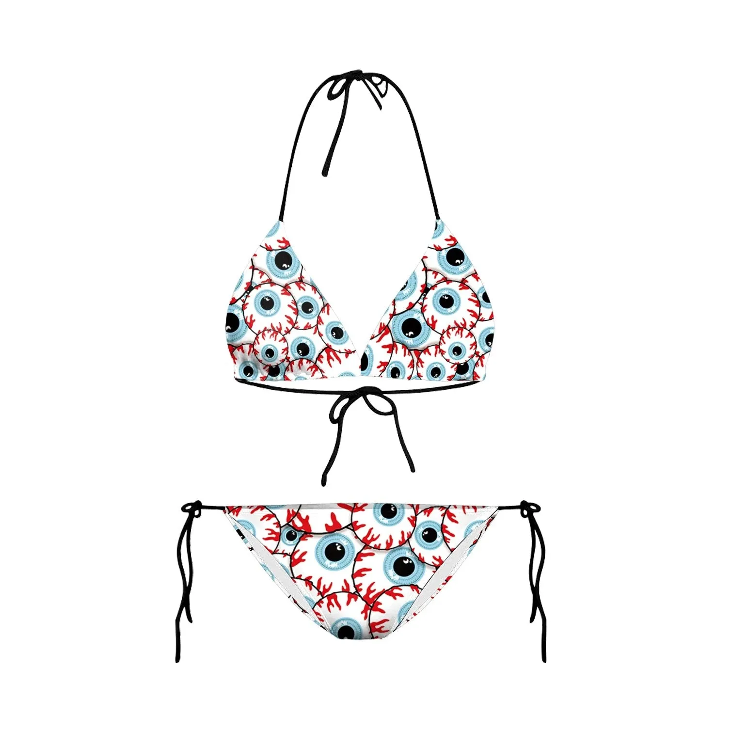 Bikini 2023 Plavky Mujer Sexy Set Swimsuit biquini Skull Printed Women Bra Swimwear Green Bathing Suit Bikinis  Y03002