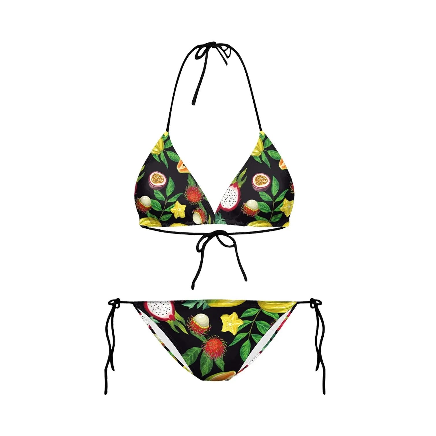 Bikini 2023 Plavky Mujer Sexy Set Swimsuit biquini Skull Printed Women Bra Swimwear Green Bathing Suit Bikinis  Y03002