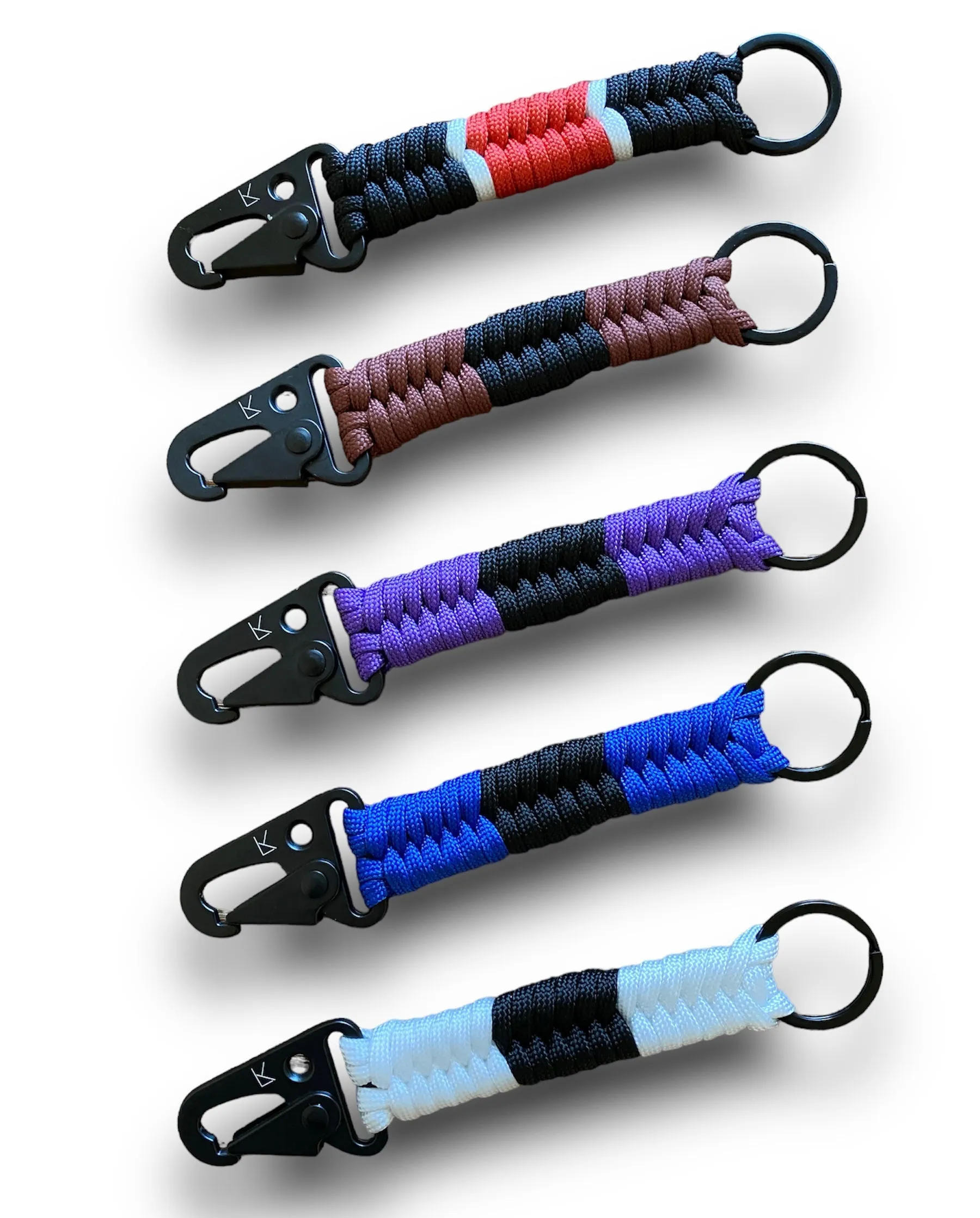 BJJ Rank Paracord Keychain