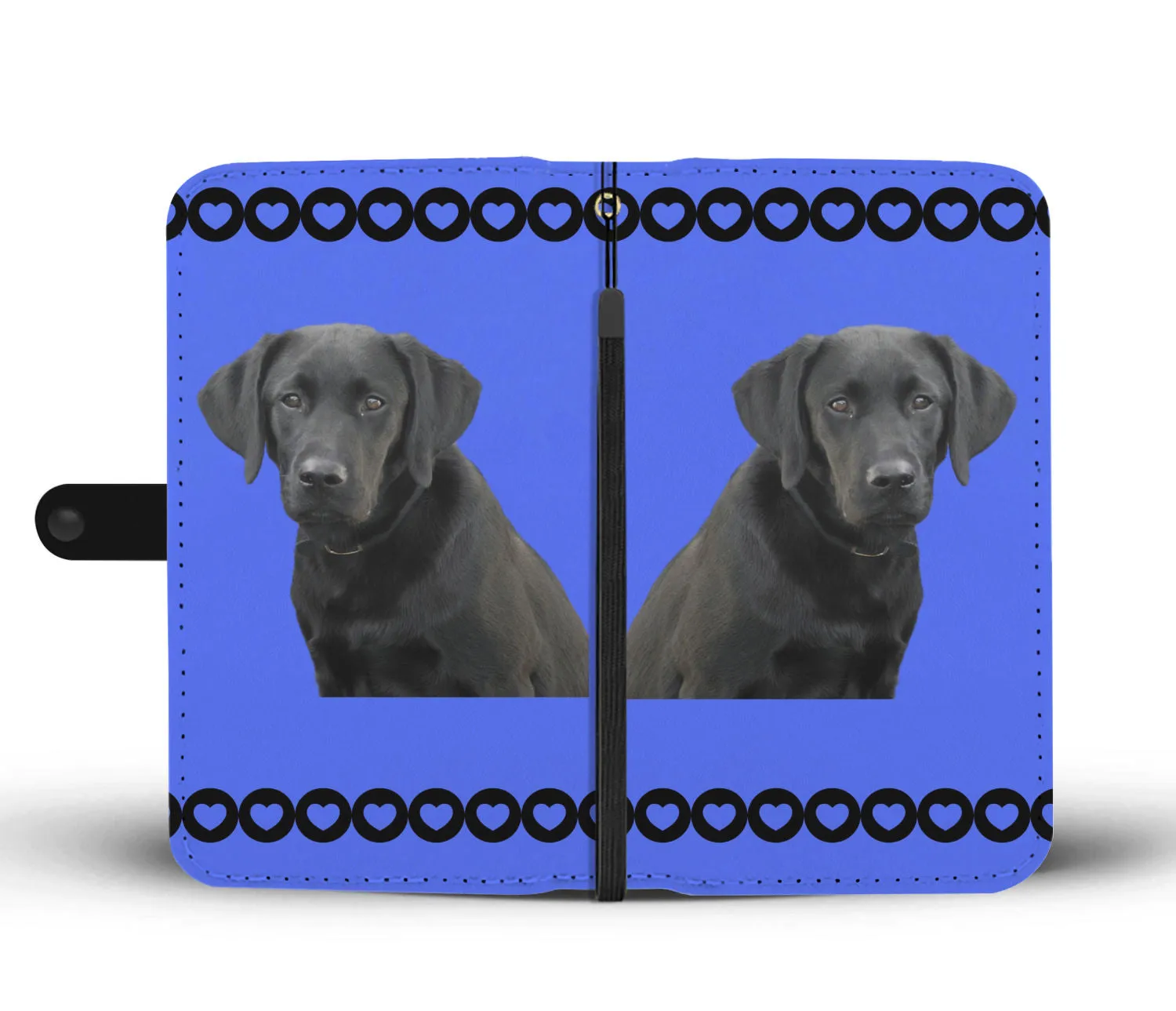 Black Labrador Phone Case Wallet