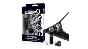 Black Panty Vibe Rechargeable With Remote - My Secret by ScreamingO